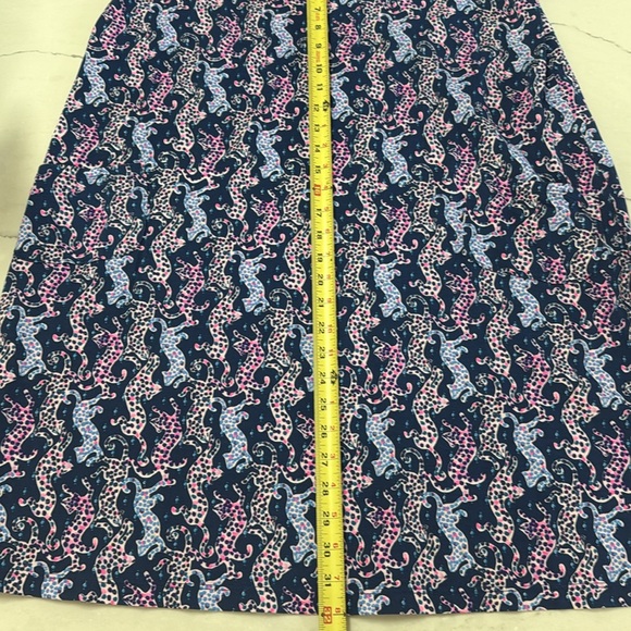 Lilly Pulitzer Cody Swing Dress Oyster Bay Navy on the Catwalk EUC XL. - Picture 5 of 8